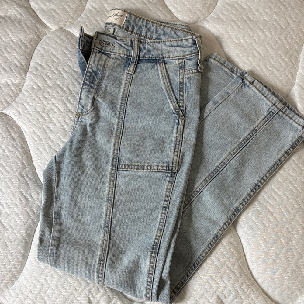 Universal Thread Light Blue High-Rise Slim Jeans